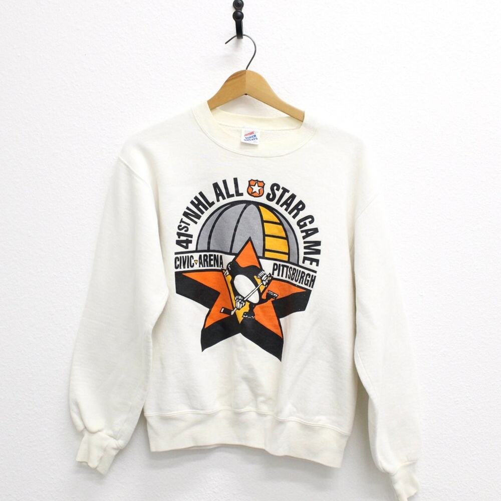 Vintage Pittsburgh Penguins Hockey All Star Game Sweatshirt Medium